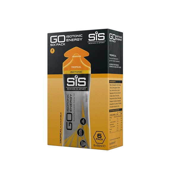 SiS GO Isotonic Energy Żel Energetyczny Tropikalny 6x60ml