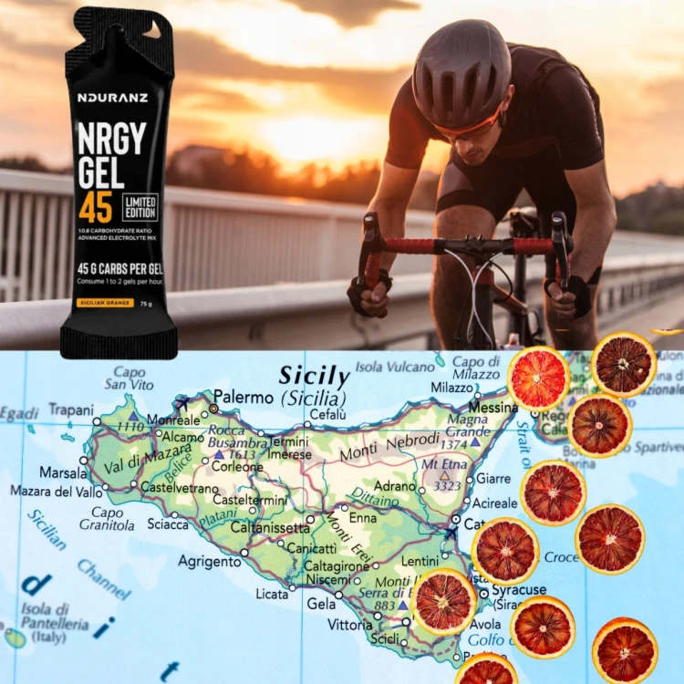 Żel Energetyczny NRGY GEL 45 75g Węgle Sicilian Orange Bieganie Rower