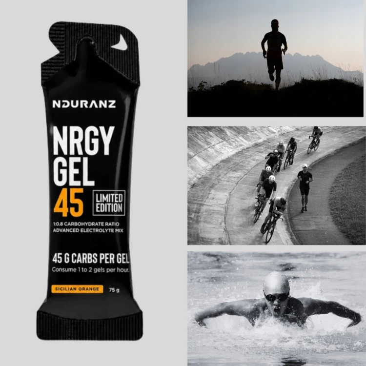 Żel Energetyczny NRGY GEL 45 75g Węgle Sicilian Orange Bieganie Rower