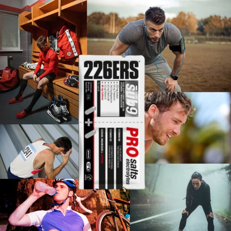 226ers SUB9 Pro Salts Electrolytes Duplo Kofeina Sole Elektrolity Skurcz