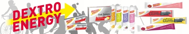 Dextro Energy Żelki Energetyczne Wiśnia Sód Szybka Energia Elektrolity 45g