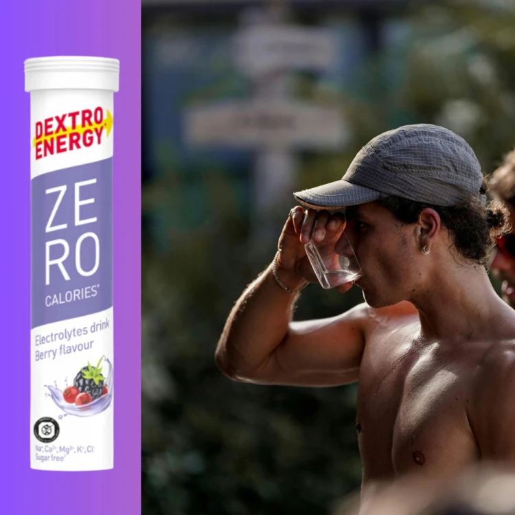 Dextro Energy Elektrolity Berry Bez Cukru 5 Minerałów Tabletki Musujące