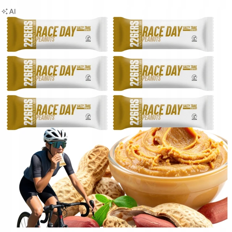 226ERS RACE DAY BAR 40g Salty Trail Baton Energetyczny Orzech Bez Chemii