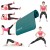 Mata do Jogi Ćwiczeń Zielona 1cm NBR Fitness Fizjoterapii DrFit 183x60