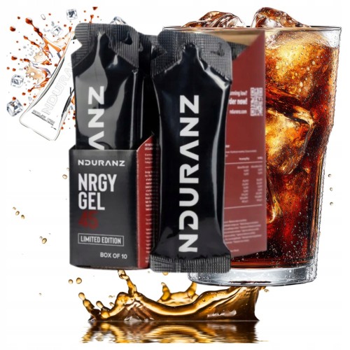 Żel Energetyczny NRGY GEL 45 Limited Box 10x75 Węgle COLA bieganie rower