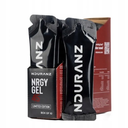 Żel Energetyczny NRGY GEL 45 Limited Box 10x75 Węgle COLA bieganie rower