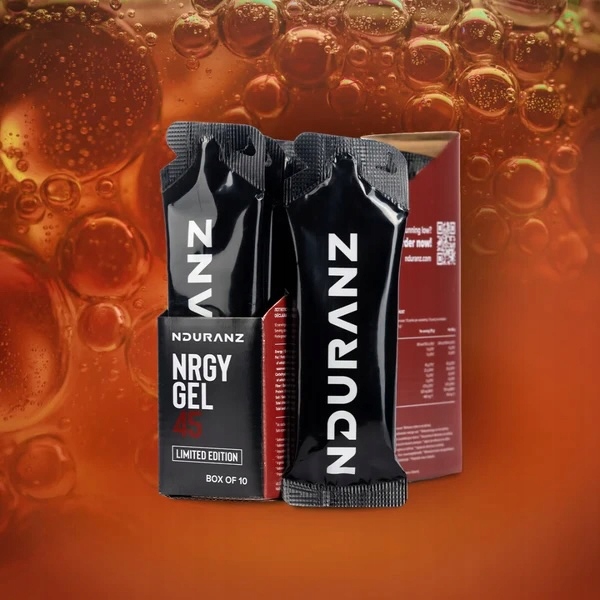 Żel Energetyczny NRGY GEL 45 Limited Box 10x75 Węgle COLA bieganie rower